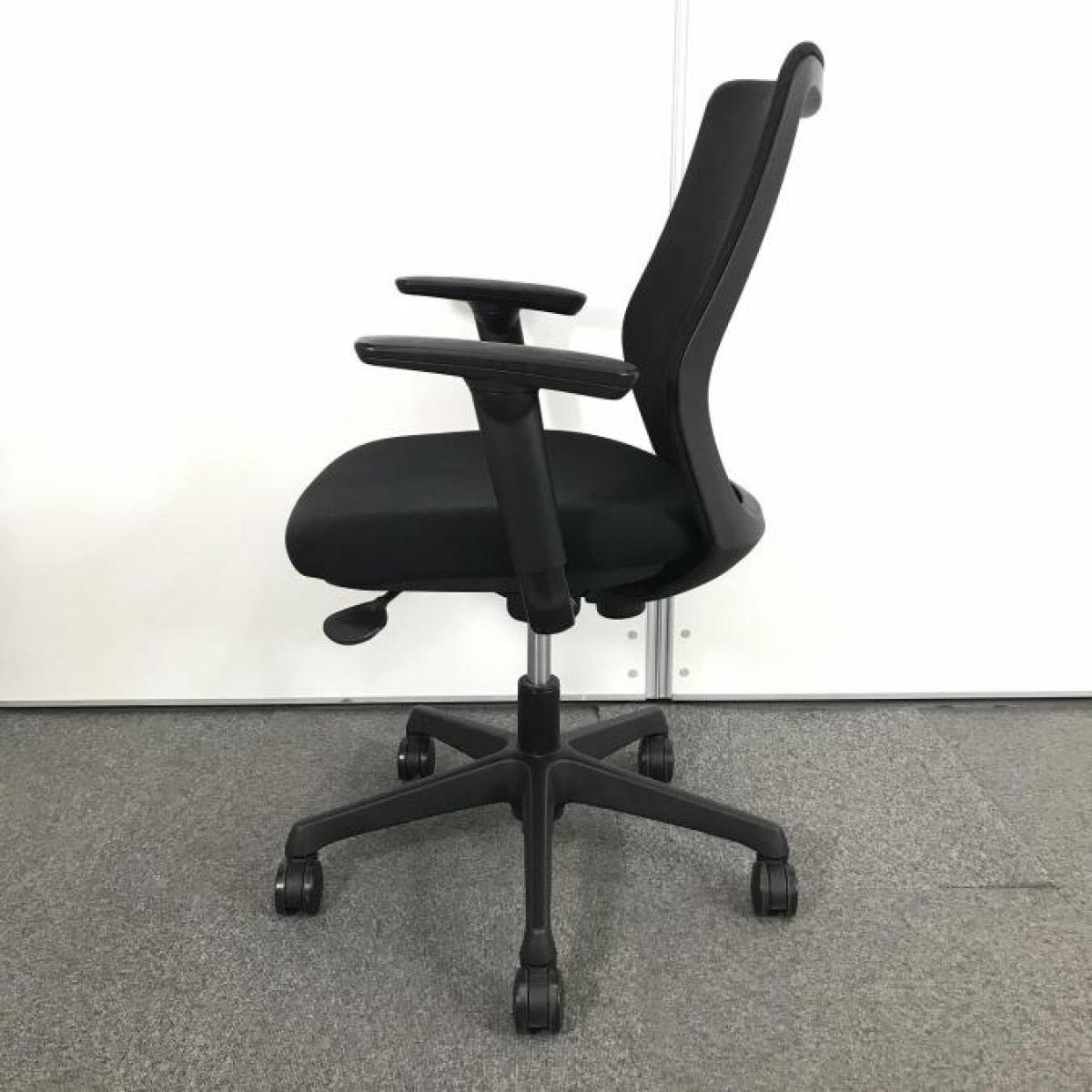 井上金庫販売 メッシュチェア LAP-54 ブラック 新品｜