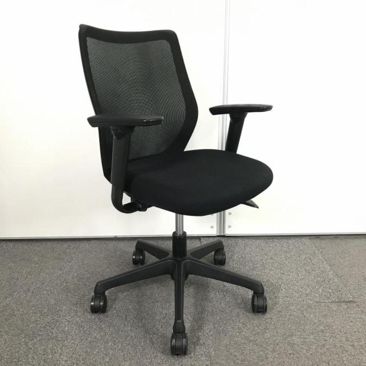 【売れ筋】 中古】CG-M メッシュ 肘付ロー オカムラ/okamura CG11ZR-FZK1 仏教