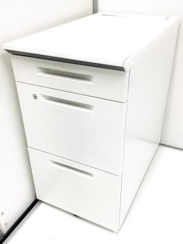 【中古】iSシリーズ SDE-ISN47CASAW コクヨ（KOKUYO） 脇机3段