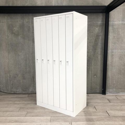 【中古】FZタイプ 4576FZ ZA75 オカムラ（okamura） 6人用更衣ロッカー