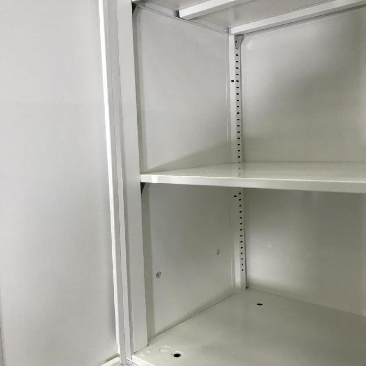 中古】レクトライン オカムラ/okamura ハイキャビネット/両開き 中古】レクトライン オカムラ/okamura ハイキャビネット/両開き