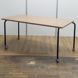 【商品入替のため、残り14脚限り】ホウトク製　アクティブ・ロック　オーク(AM302)　W1500/750サイズ　注意※脚フレームW1531サイズ　ワークテーブル！！※分解不可※組みあがった状態になります