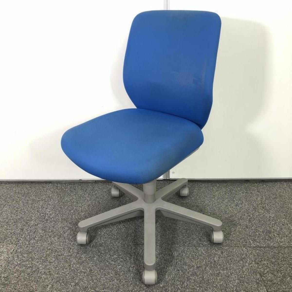 【体にフィットするダブルクッション構造！快適さと集中力をキープ！】■コクヨ（KOKUYO）製　セディスタチェア（SEDISTA）　ローバック　肘無し　■色：モデレートブルー【2504】弊社使用欄【A01010091】
                        セディスタチェア
                                    中古
            