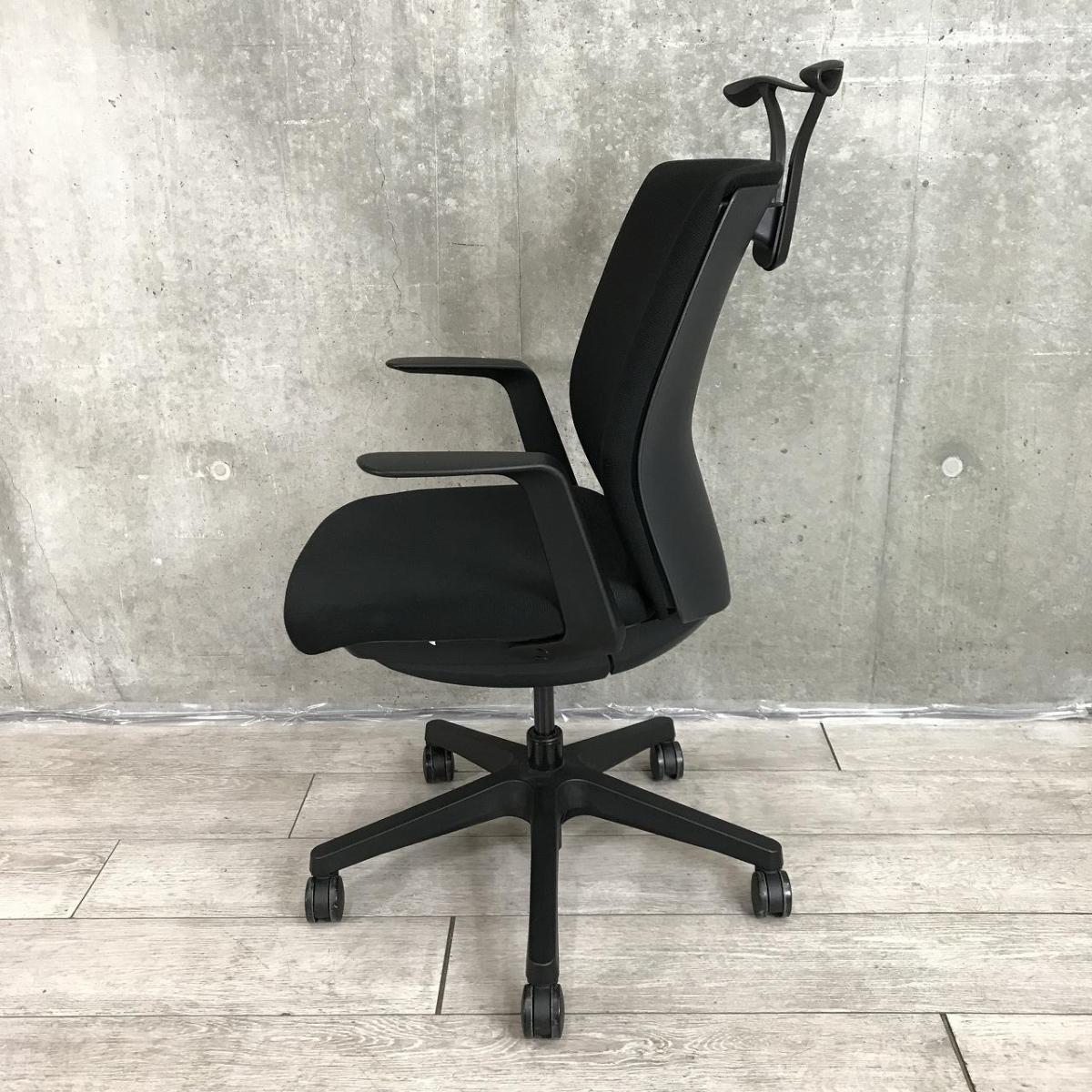 中古】オムネス C545ZR FBA1 オカムラ/okamura 肘付ローバック