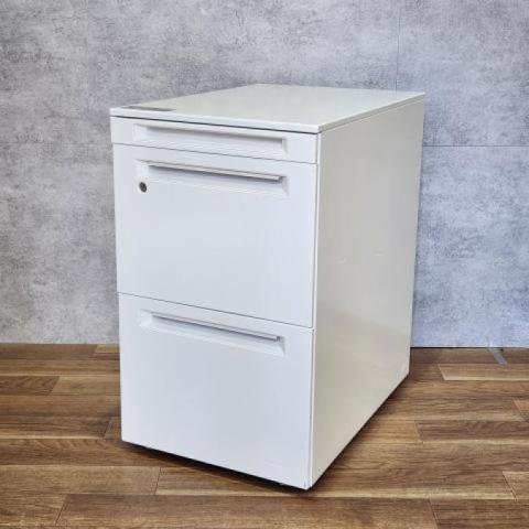 【中古】アドバンス  オカムラ（okamura） ワゴン3段