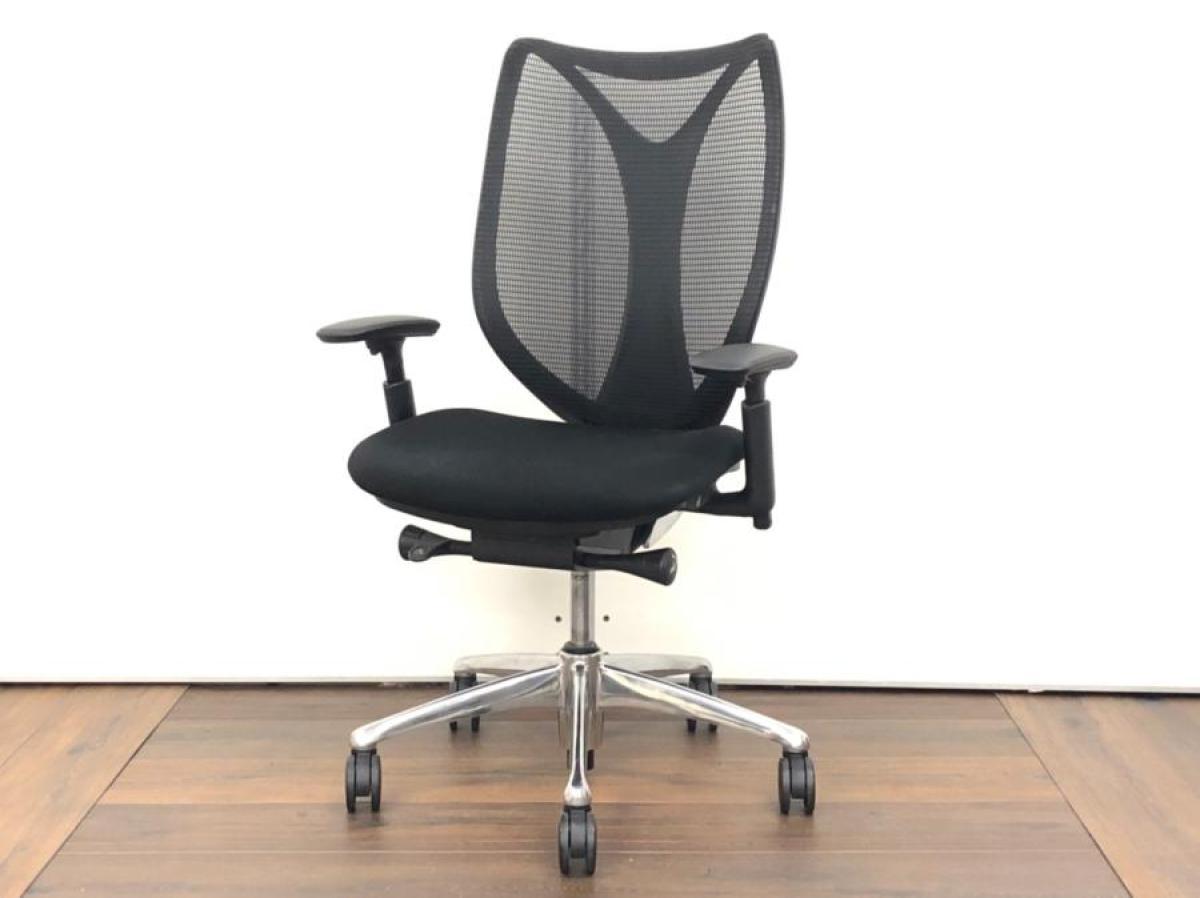 特価品セ 中古】サブリナ オカムラ/okamura 517352 肘付ハイバックチェア デスクチェア