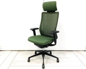 【5月中旬入荷】ワークチェア メッシュタイプ エクストラハイバック ブラックボディ アジャストアーム 可動肘 ハンガーなし ・Okamura/オカムラ ・Choral/コーラル ※横浜本店撮影画像※
