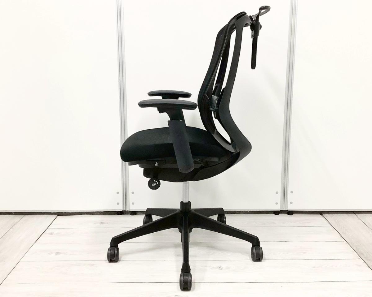 美品 OKAMURA メッシュ オフィスチェア シルフィー  2017年製 オフィスチェア ワークチェア PCチェア オカムラ/Sylphy