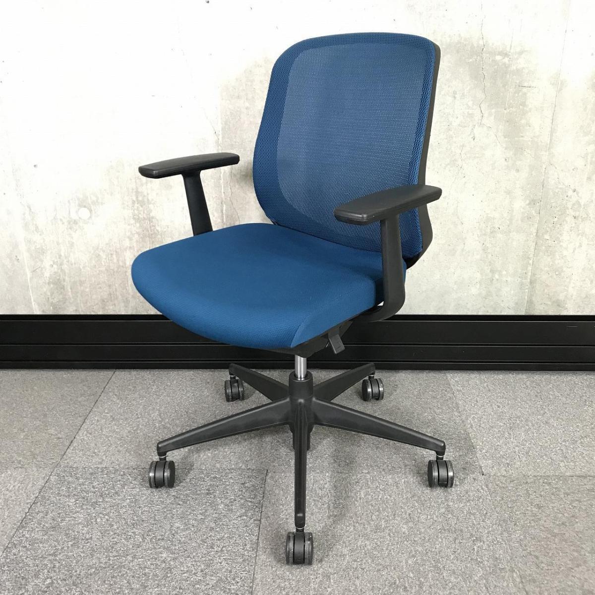 中古】シロッコ CRS-G2600F6 コクヨ/KOKUYO 肘付ローバック