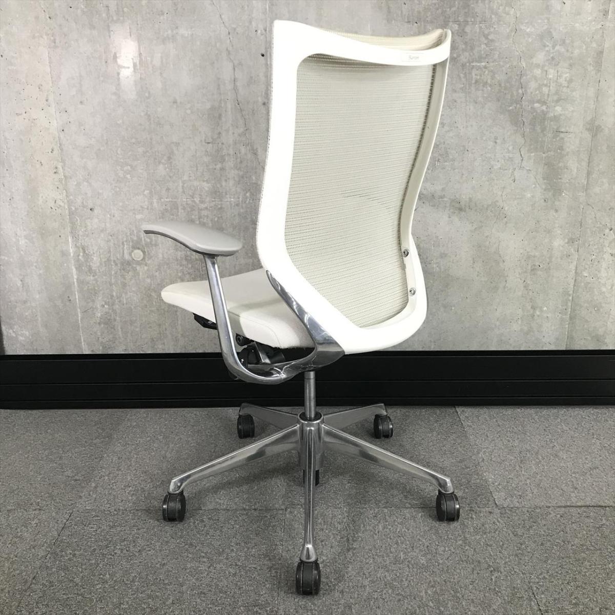 中古】バロンチェア CP45BW FEF3 オカムラ/okamura 肘付