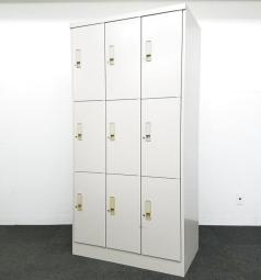 【9人用ロッカー】＊福岡市で、中古オフィス用品・オフィス家具をお探しなら「オフィスバスターズ福岡南店」へ＊福岡でのオフィス用品一式ご手配可能！