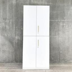 【在庫入替セール品！（本在庫限定価格）】【書類をまとめて収納できる！大容量書庫セット！】■ウチダ　ハイパーストレージシリーズ　上下両開き書庫セット　ホワイト【UCHIDA　HS】