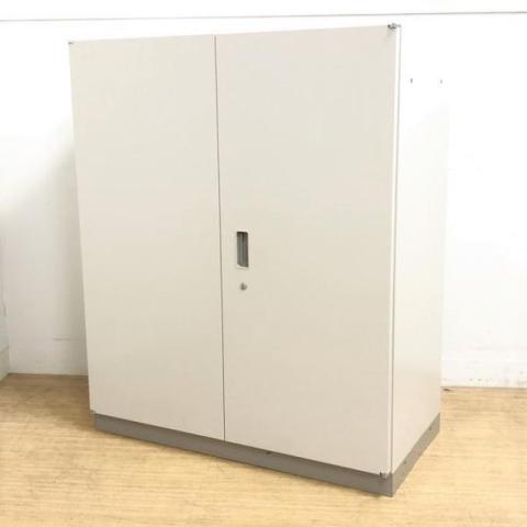 【中古】シンライン HTM-109HSS-WE イトーキ（ITOKI） ローキャビネット／両開き