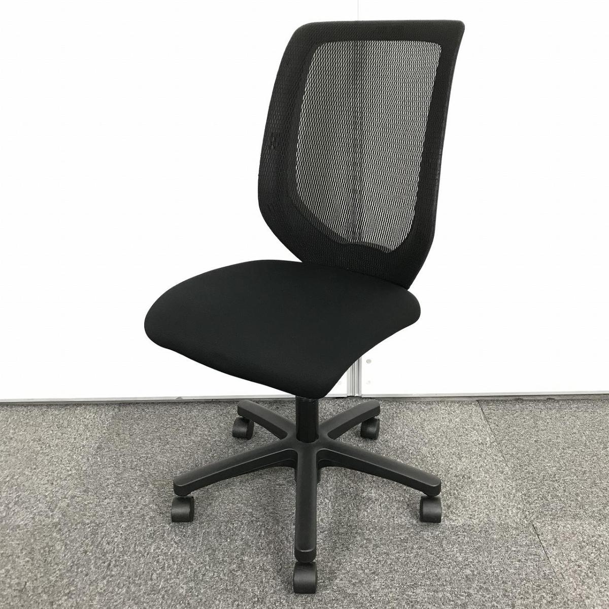 中古】ヴェントチェア KE-837JBHZ5B2 イトーキ/ITOKI 肘無