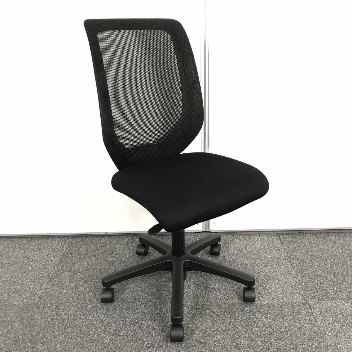 中古】エスクード C437ZR FHB1 オカムラ/okamura 肘無ハイバック