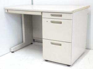 【横幅1000サイズのコンパクトな人気片袖机が入荷いたしました！】■コクヨ(KOKUYO)　■BS　■ニューグレー　■W1000　■片袖机