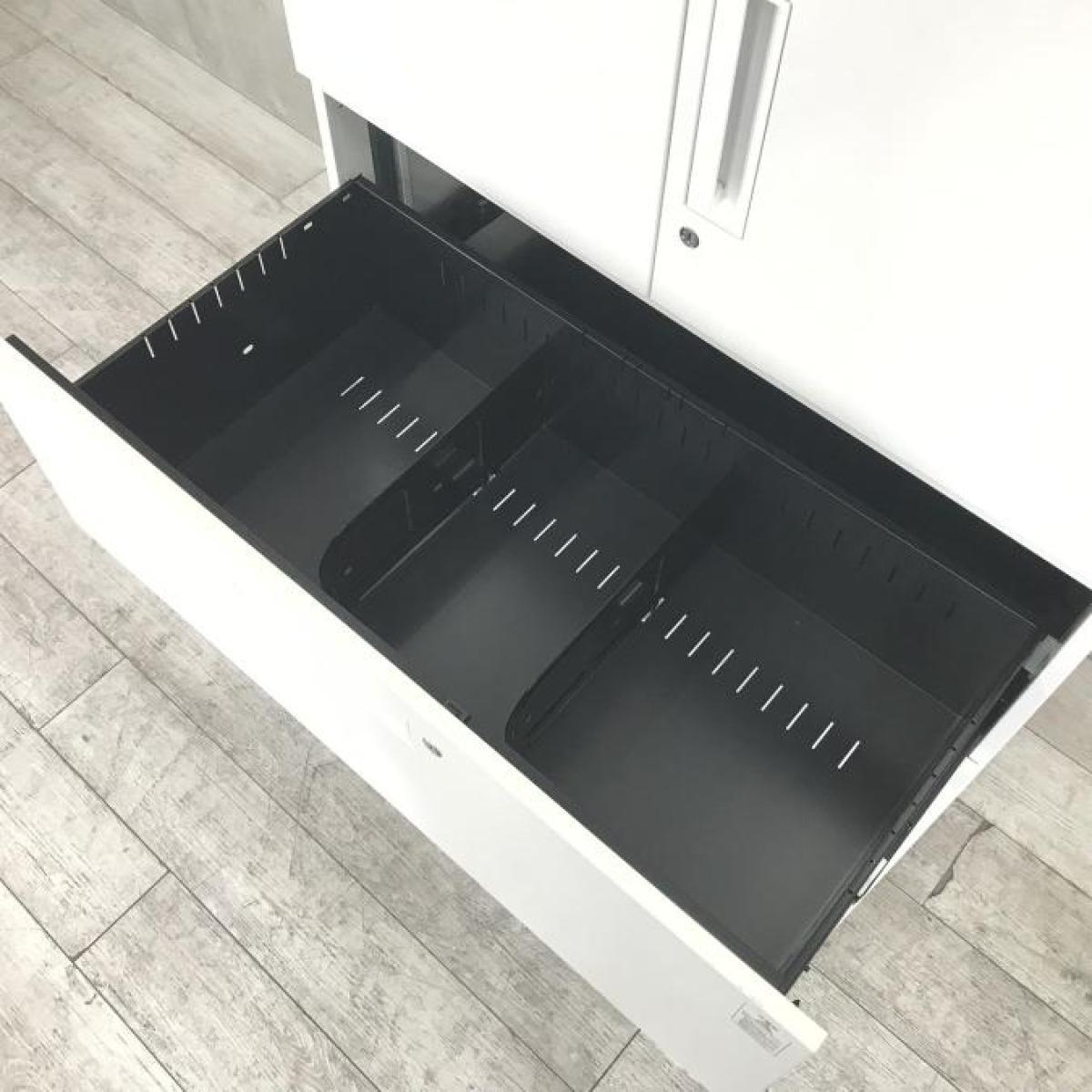 中古】エディア コクヨ/KOKUYO ハイキャビネット／両開き＋3段