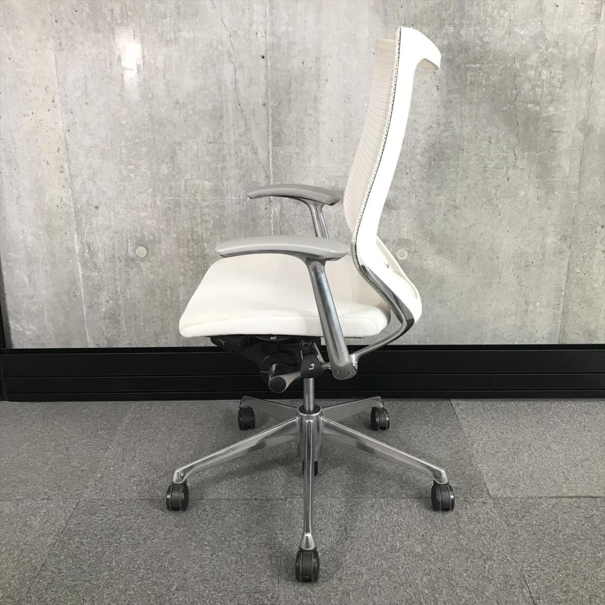 中古】バロンチェア CP45BW FEF3 オカムラ/okamura 肘付