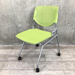 オカムラ製ネスティングチェア/ルナシリーズ/会議用/折り畳み椅子/事務用品/福岡/安い/中古