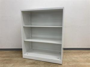 オカムラ製　レクトラインシリーズ　ホワイトカラー　オープン書庫