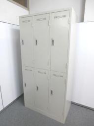 【６人用ロッカー！！３列２段の人気タイプ！】■生興製　■６人用