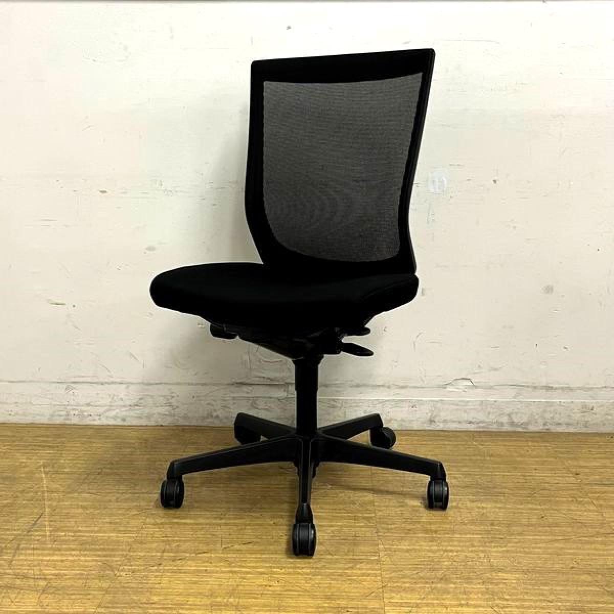 中古】エスクード C437ZR FHB1 オカムラ/okamura 肘無ハイバック