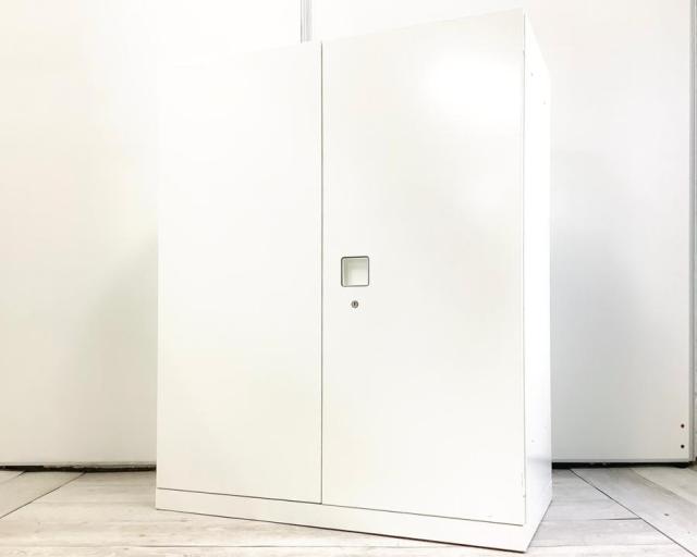 【中古】レクトライン  オカムラ（okamura） ローキャビネット／両開き