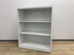 オカムラ製　レクトラインシリーズ　ホワイトカラー　オープン書庫