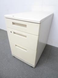 【ファイルや文具の整理もラクラク！】■コクヨ製　3段ワゴン　【デスクサイドキャビネット】【KOKUYO　MX】A01012898