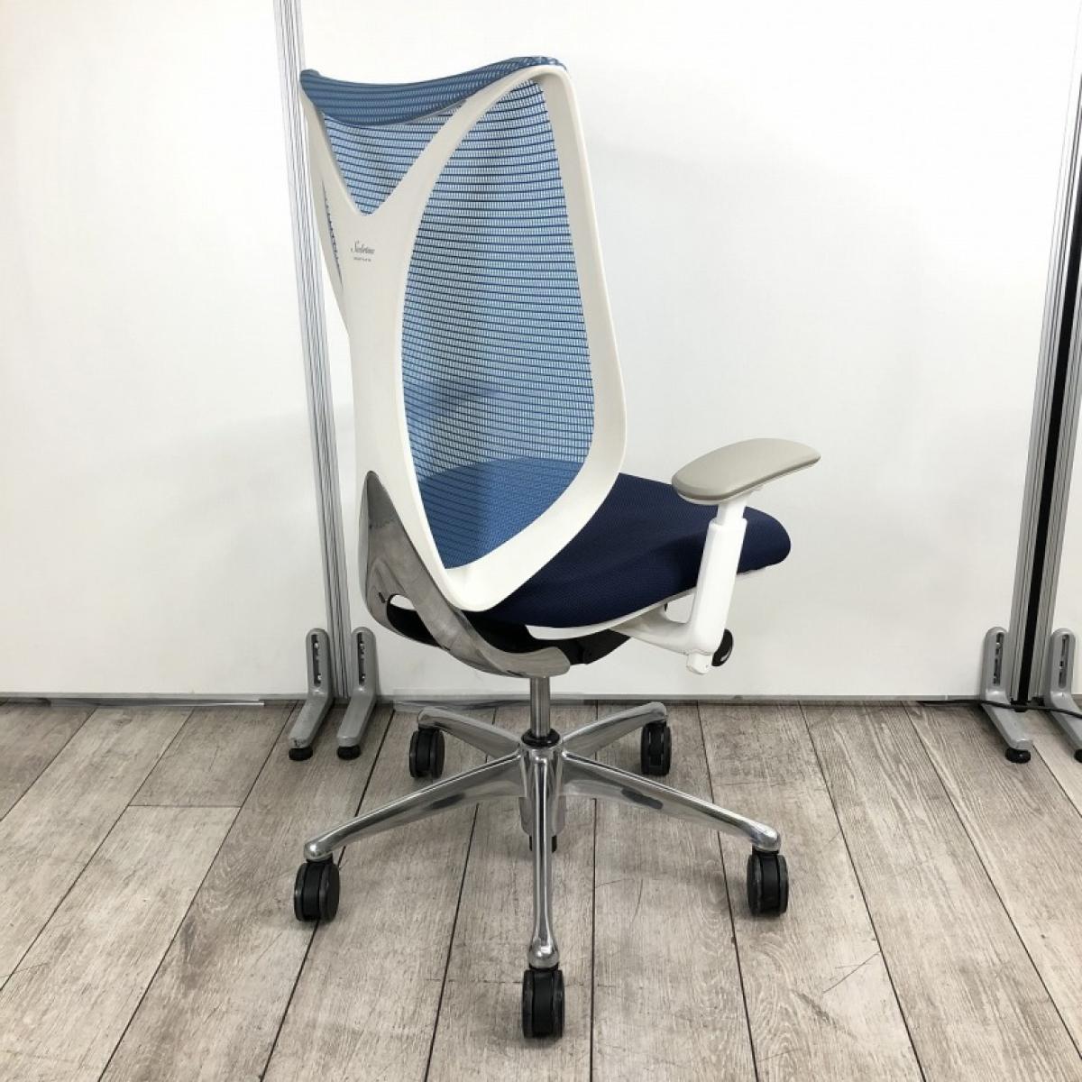 【中古】 サブリナ オカムラ/okamura 肘付ハイバックチェア 中古】サブリナ オカムラ/okamura 肘付ハイバックチェア 519349