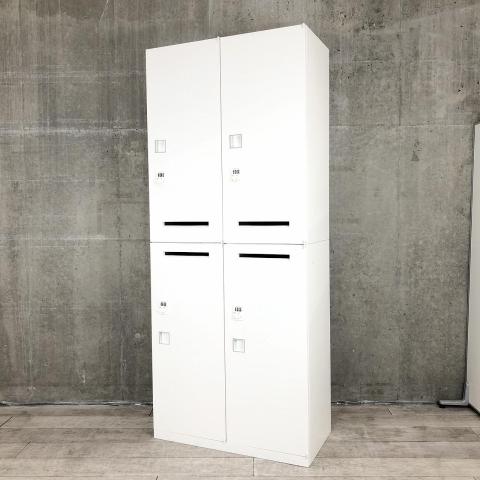 【中古】レクトラインロッカー 4B372X-ZA75　/　4B372S オカムラ（okamura） 4人用パーソナルロッカー
