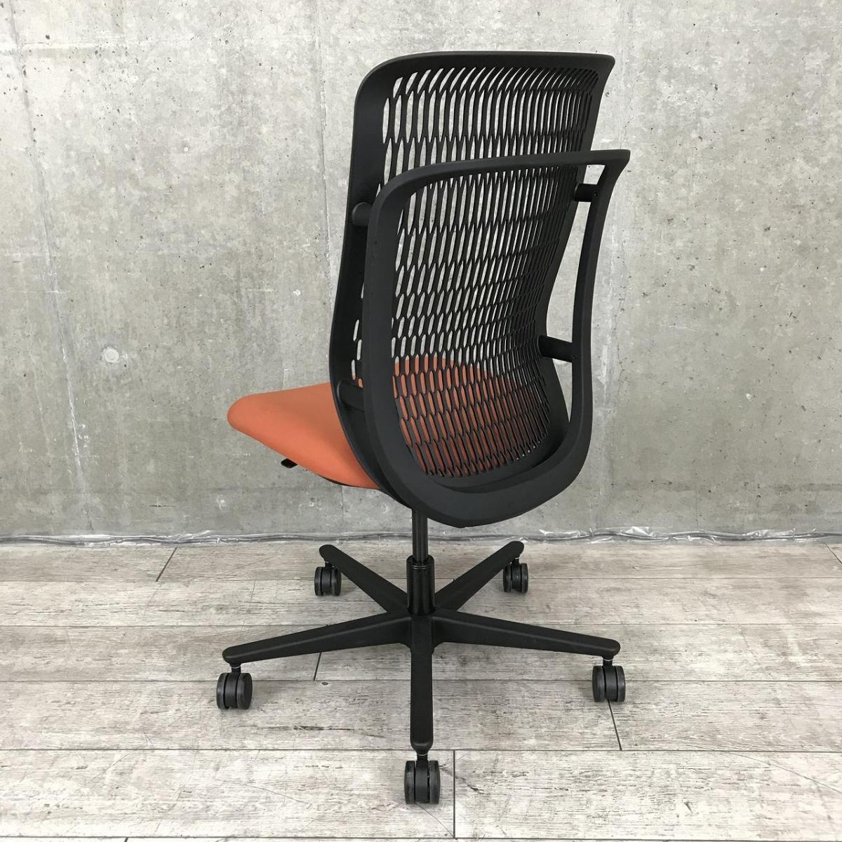 爆買いしたい 中古】AJチェア ウチダ/UCHIDA 519552 肘無ハイバックチェア デスクチェア