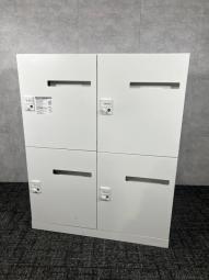 【残り1台！！】オカムラ　レクトライン　4人用パーソナルロッカー　ホワイト　ロッカー　収納　荷物入れ　中古　福岡　博多　天神　九州最大級