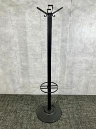【限定1台！！】◆コートハンガー　ポールタイプ　ブラック　収納　中古　福岡　博多　天神　※クリーニング前