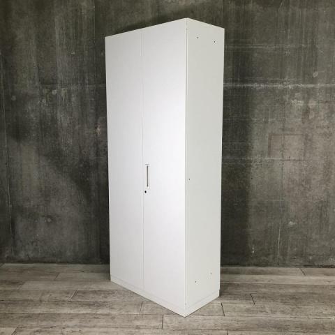 【両開きキャビネットの定番！ホワイトカラーの1本ものタイプ！人気ダントツの６段両開き！】■コクヨ（KOKUYO）　エディア（EDIA）　ハイキャビネット　H2160㎜　■ホワイト　■シリンダー錠 【搬入経路要確認！！】【AD】
