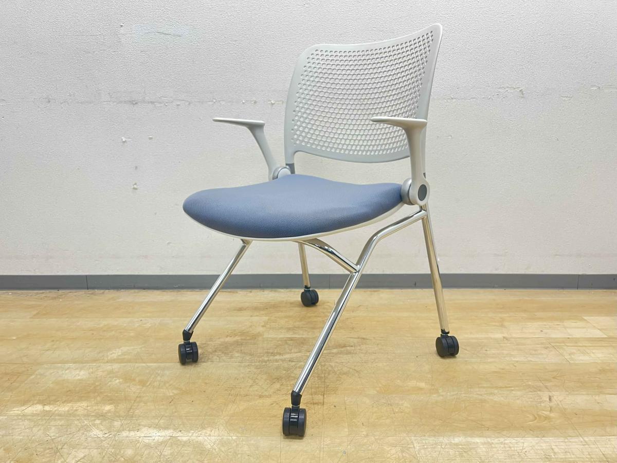 UCHIDA 内田洋行ミーティングチェア メッシュ テーブル付 UCHIDA 内田洋行ミーティングチェア メッシュ テーブル付 【公式通販】