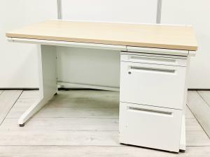 【セット商品（デスク＆ワゴン）】平デスク 疑似片袖デスク オススメ(おすすめ) 大人気 ・Okamura/オカムラ ・ADVANCE/アドバンス ※横浜本店撮影画像※