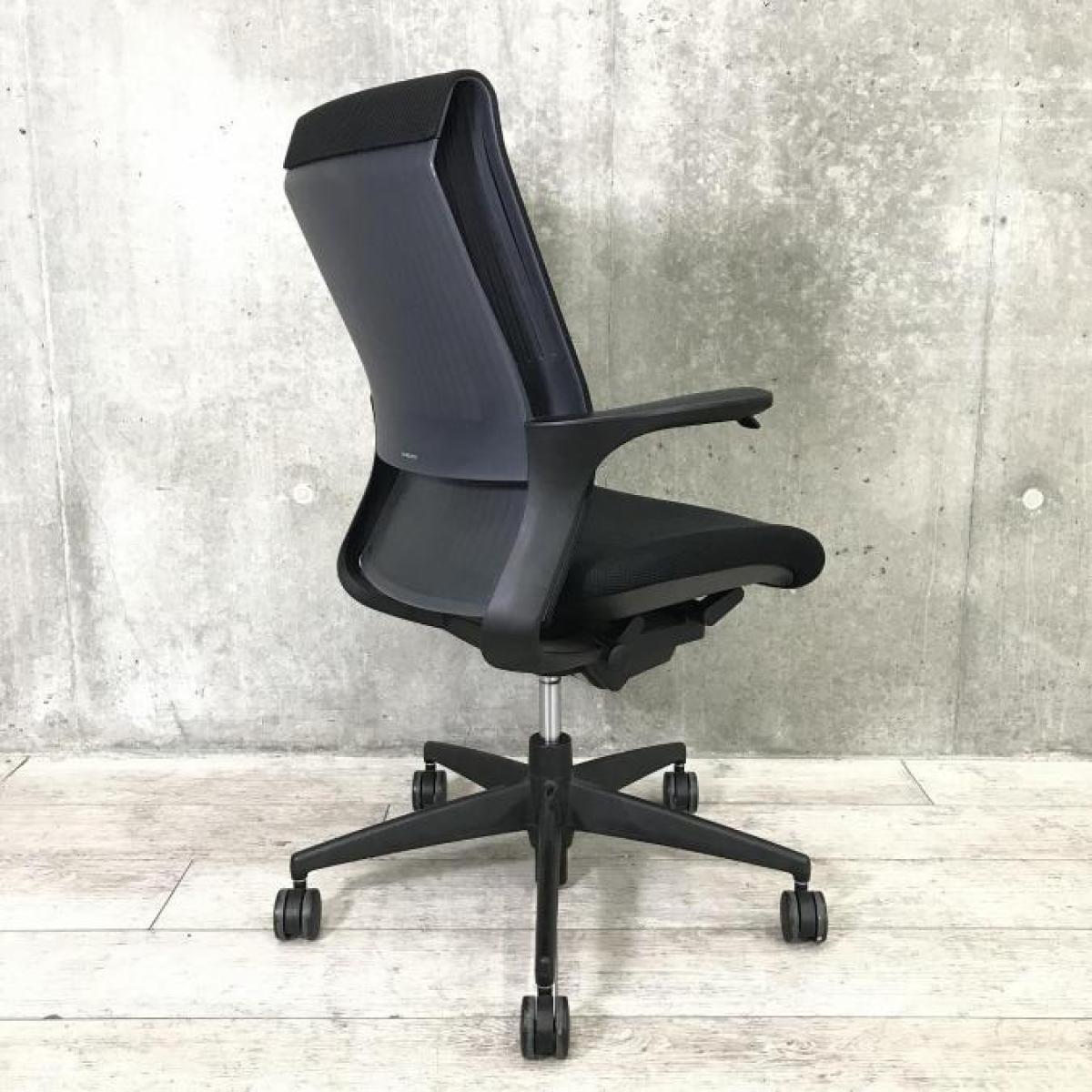中古】M4 樹脂 CRS-G2201 コクヨ/KOKUYO 肘付ハイバックチェア