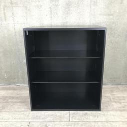 【洗練された空間を演出するブラックタイプ！】■コクヨ　エディアシリーズ　オープン書庫　W900×D450×H1050mm　ベース無　■扉がないので出し入れしやすい！【KOKUYO　EDIA】【ABW】
