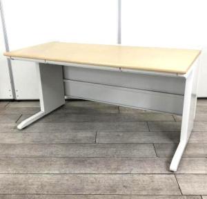 【在庫入替セール品！】人気の木目カラーがお買い得！　■イトーキ製　平デスク　W1400×D715×H700ｍｍ　■天板：ナチュラル木目カラー【ITOKI　CX】※キズあり・パーツ不揃いのためお安く！