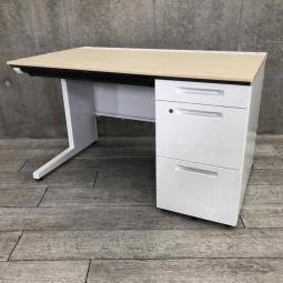 【倉庫在庫品】【10台入荷】コクヨ　iS　ナチュラル×ホワイト　オフィスバスターズ　梅田本店