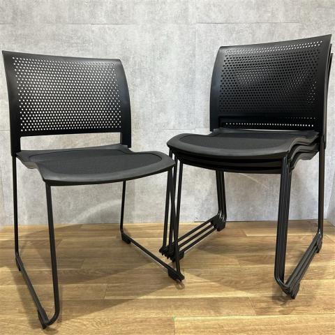 【西】【福岡西店在庫】【4脚セット】【75脚大量入荷！！】【ブラック】【コクヨ】【スタッキング】【ロット】【チェア】【椅子】【熊本オフィス家具】【熊本中古家具】【中古事務什器】【中古チェア】【中古椅子】【半導体】【半導体事業】熊本のオフィス用品一式ご手配可能！