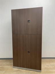 [訳アリ特価商品]オカムラ　レクトライン　木目調　ブラウン　おしゃれなカラーをお安く
※棚板がないため、カラー違いの棚板を使用しております。