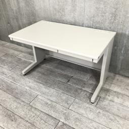 【オフィスの定番デスク！人気の1200㎜幅！】■コクヨ（KOKUYO）　BS＋（ビーエス プラス）　平机　引き出しあり　■W1200×D700㎜　■ニューグレー 【弊社使用欄：A01015303】