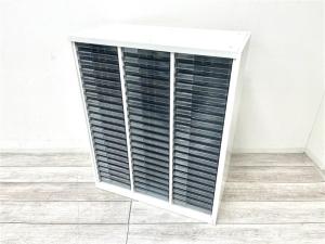 【定価約16万円】【書類整理の必需品！クリスタルトレイ入荷！】■オカムラ/レクトライン　■ホワイト　■クリスタルトレイ　■縦21段3列　※天板無し