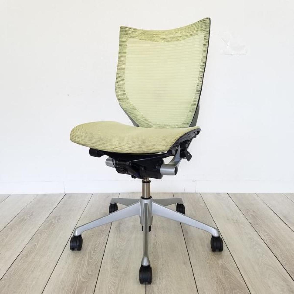 【在庫入替】【8脚入荷】【おつとめ】オカムラ｜バロン｜スタイリッシュなデザイン｜ピスタチオグリーン｜肘無しローバック｜メッシュタイプ【関西在庫数ナンバーワン・尼崎店】
                        バロンメッシュチェア
                                    中古
            