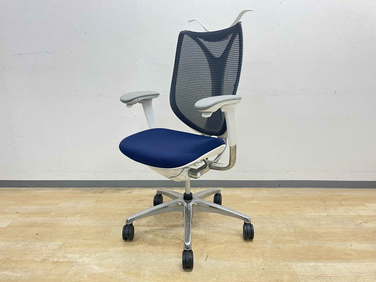 【中古】 サブリナ オカムラ/okamura 肘付ハイバックチェア 中古】サブリナ オカムラ/okamura 肘付ハイバックチェア 519349