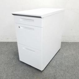 使用感がある為、特価！【在庫入替セール品】【希少な3段脇机！！】/オススメ(おすすめ) /人気商品【弊社使用欄：A01013200】■コクヨ　ISシリーズ　3段脇机　ホワイト　収納