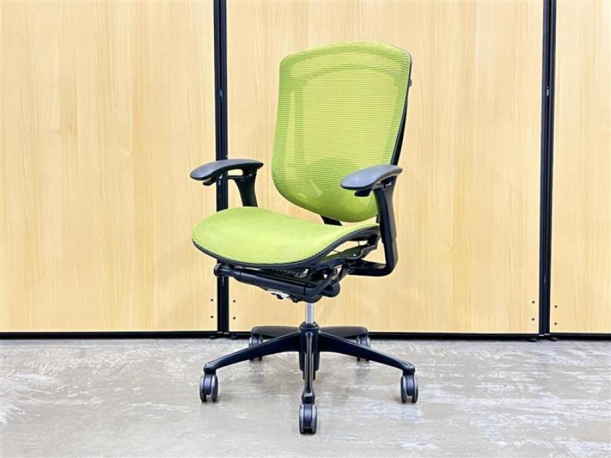 【在庫入替セール品】【オカムラの最高峰メッシュチェア！】■オカムラ製（okamura）　コンテッサ 　ハイバック肘付き　■背面メッシュ　可動肘　■グリーン/オススメ(おすすめ) /人気商品【弊社使用欄：A00972892】
                        コンテッサチェア
                                    中古
            