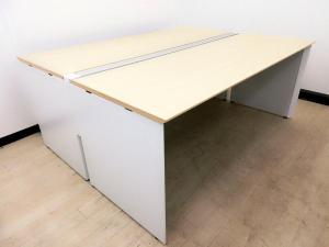 【倉庫在庫品】話題のフリーアドレスデスク。ワークヴィスタ　1400×1400　オフィスバスターズ　梅田本店